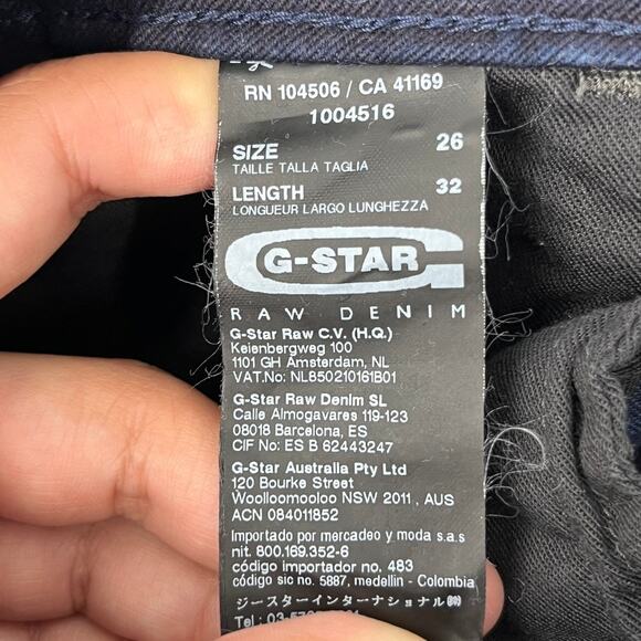 G-Star RAW Jeans Horseshoe Loose Tapered jeans 26 - Picture 8 of 8